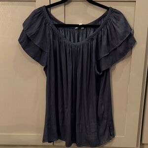 Loft Flutter Sleeve Blouse
